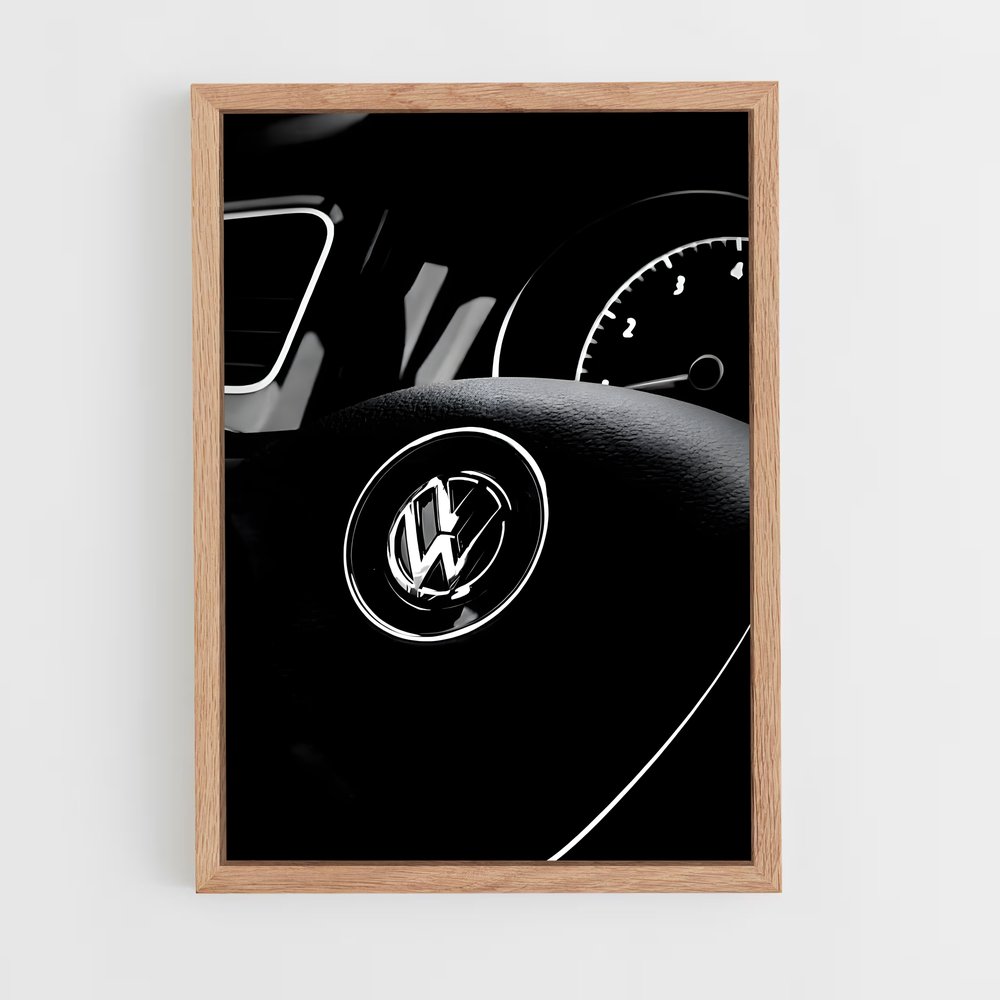 Poster Dashboard Dynamic – affiche Volkswagen (vue 4)